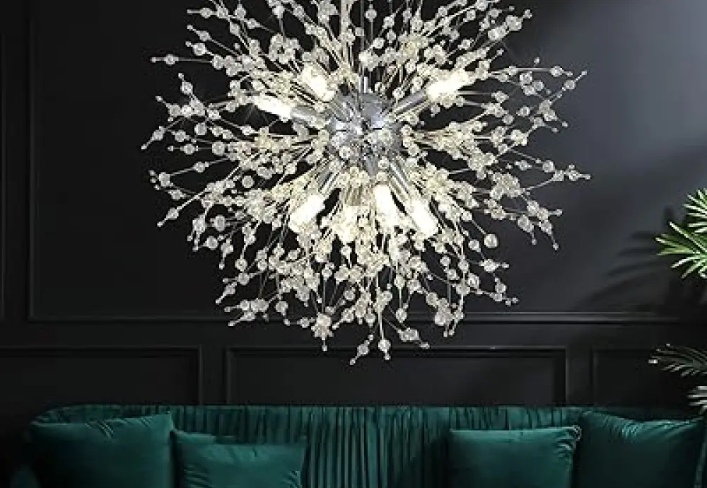 crystal chandelier dining room