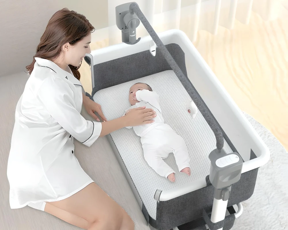 auto rocking bassinet