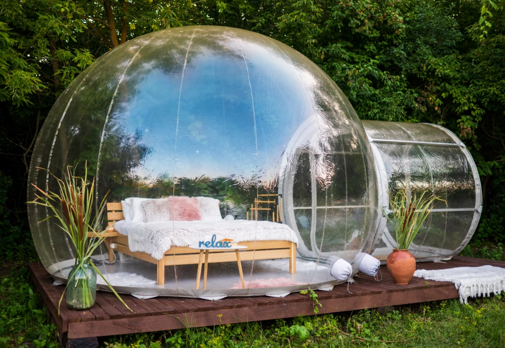 high quality inflatable bubble dome tent