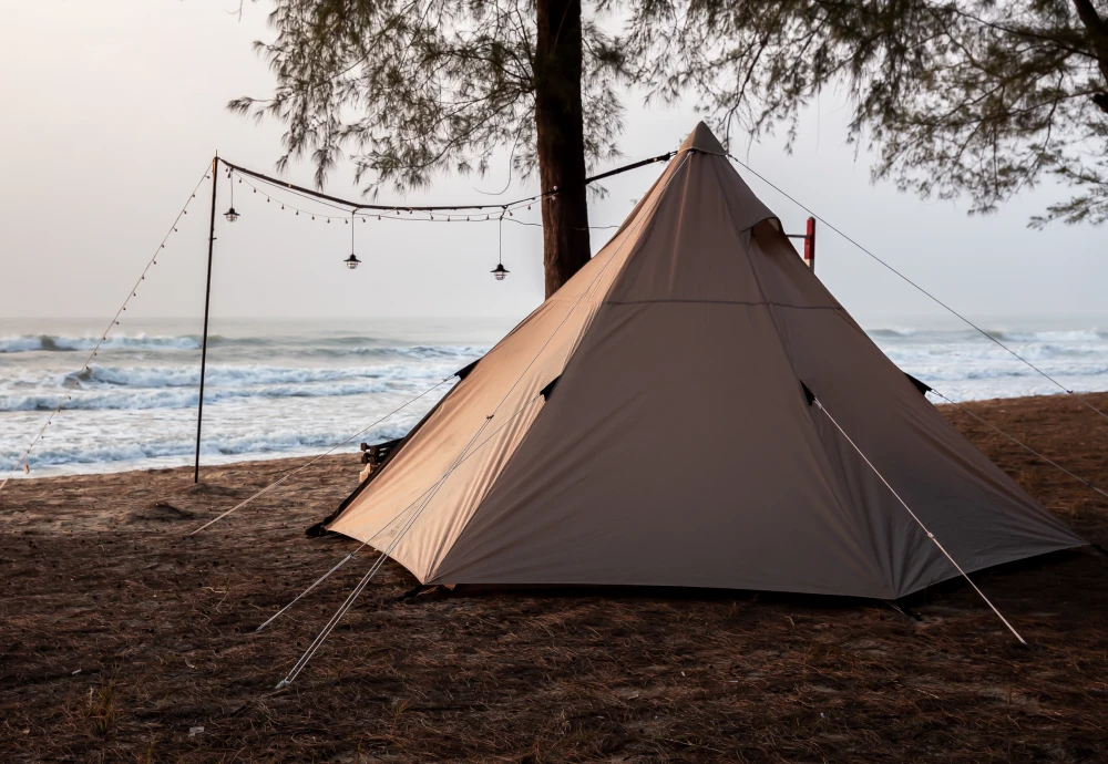 glamping teepee