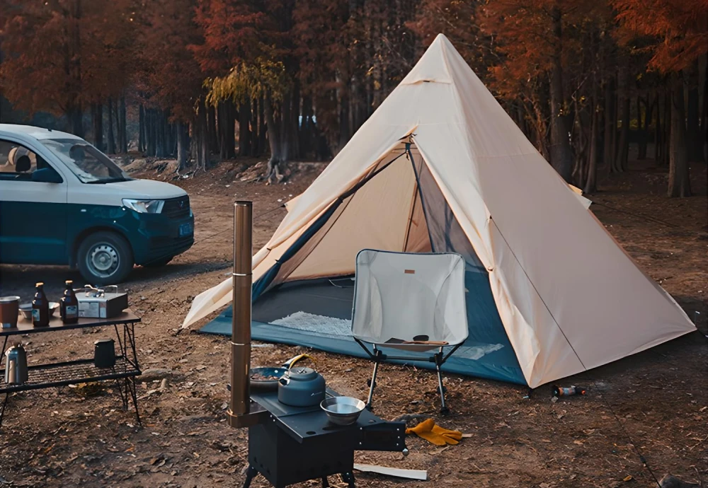 luxe pyramid tent