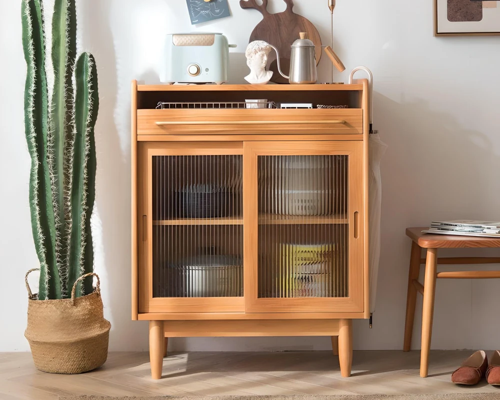 gray sideboard buffet