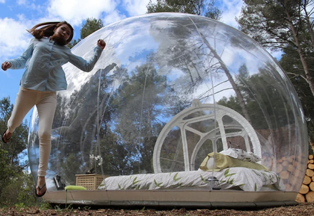 inflatable bubble tent transparent