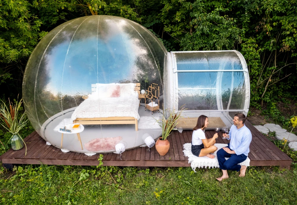 crystal bubble tent