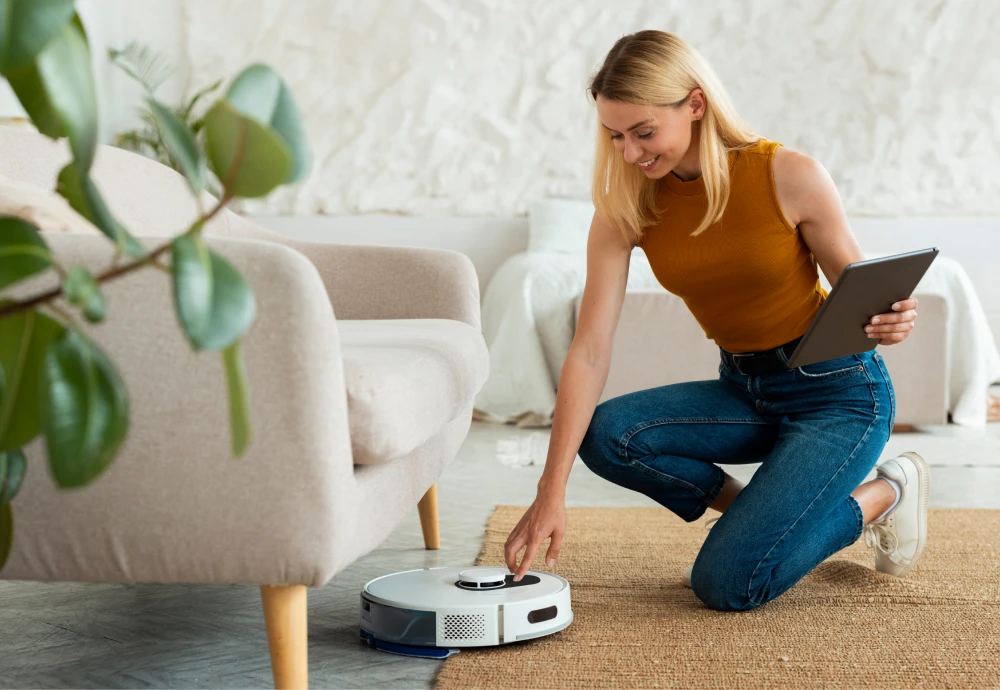 robot vacuum mop self cleaning