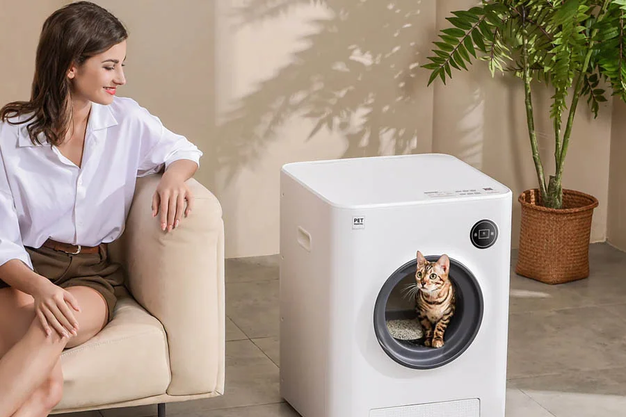 self cleaning cat litter boxes for multiple cats