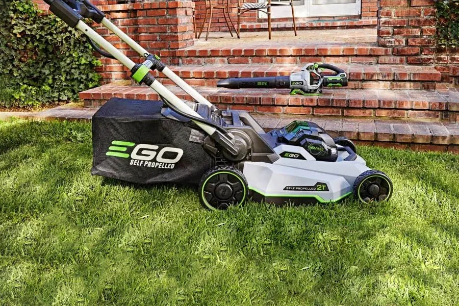 electric cordless push mower