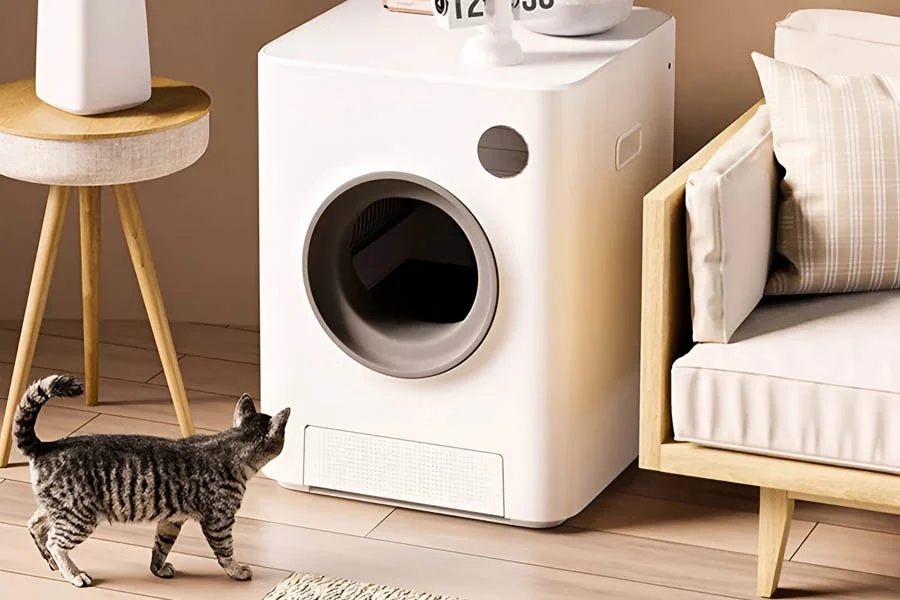 cat litter cleaner box